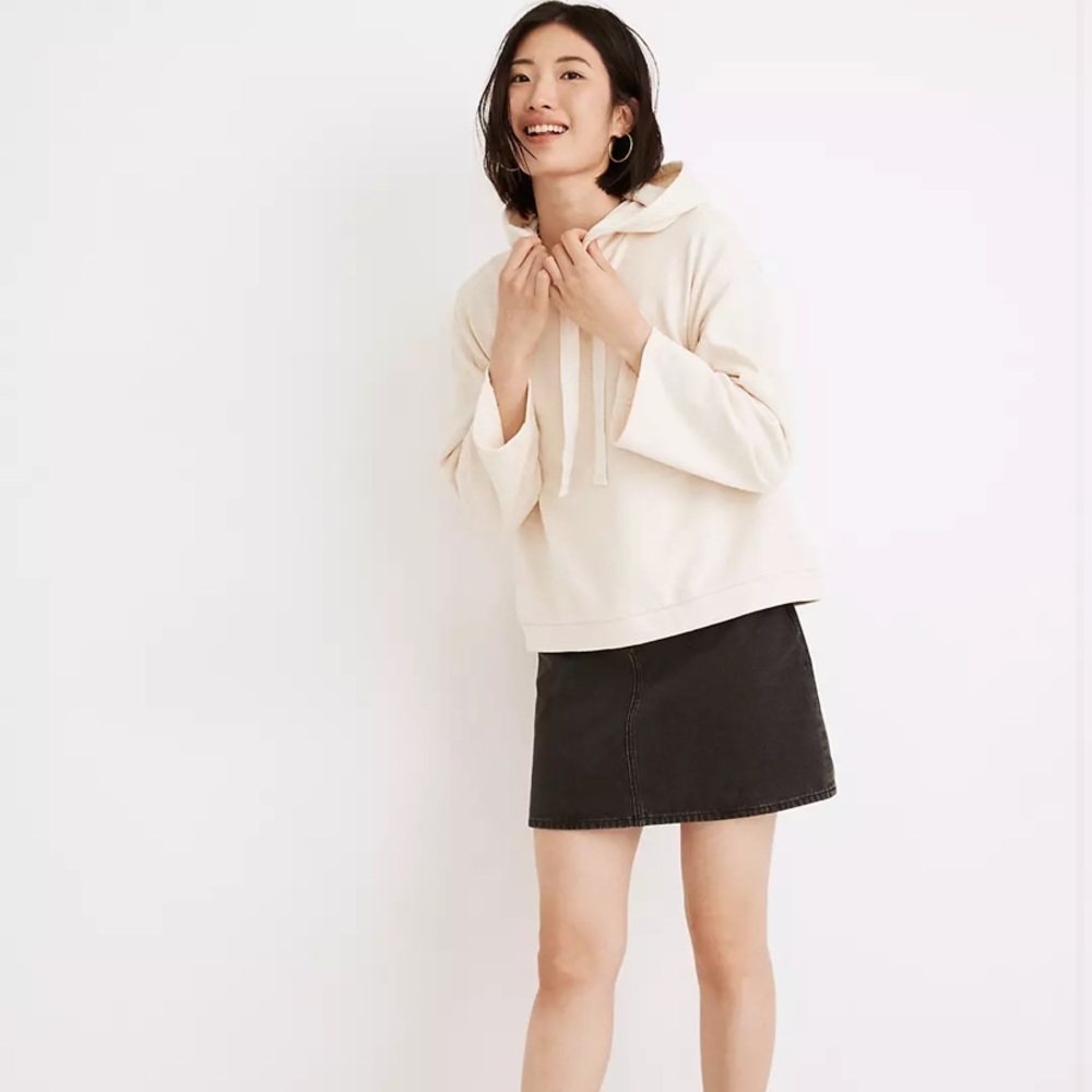NWT | Madewell | Ivory Pullover Hoodie